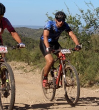 Ciclismo: Natalia Caldera y Guillermo Schwindt cumplieron el objetivo