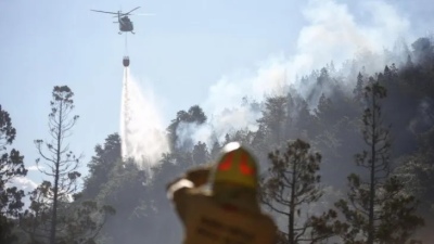 Continúan los esfuerzos para controlar el incendio en el Parque Nacional Los Alerces de Chubut