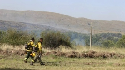 Incendio en la comarca serrana: Estiman que el fuego afectó unas 600 hectáreas en Sierra de la Ventana