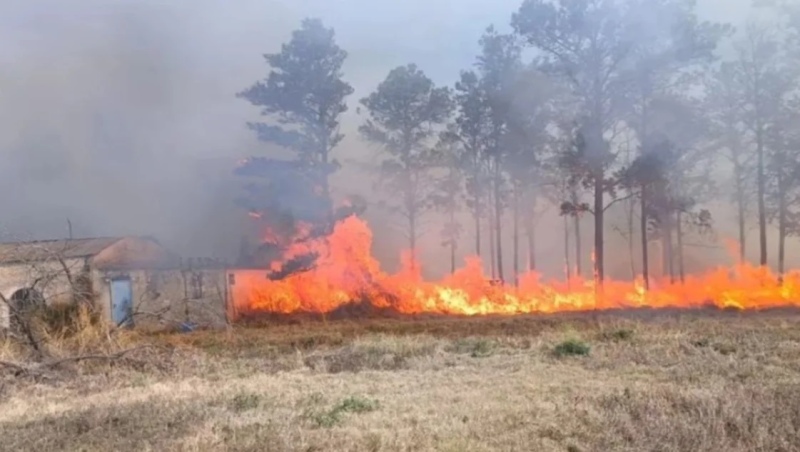 Importantes incendios forestales afectan las sierras de Córdoba